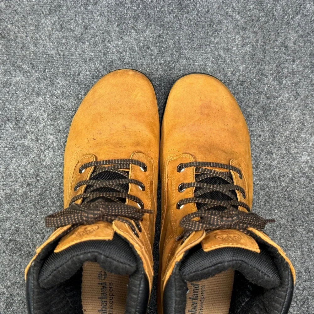 Timberland Premium Waterproof‎ Boots Men's 15 Brown Leather Lace Up Work Hiking